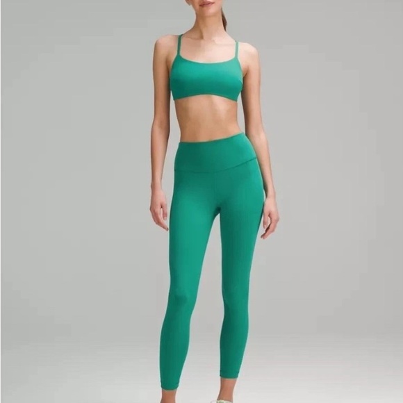 Lululemon Wunder Train HR tight 25” cascade green size 6 New with tags - Picture 2 of 8